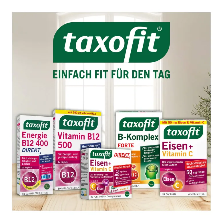 Taxofit Eisen+Vitamin C Kapseln, 40 St