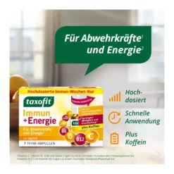Taxofit Immun+Energie Trinkampullen, 7X10 ml