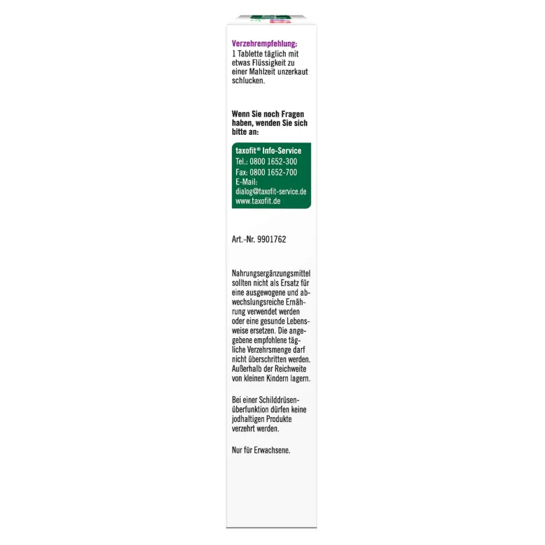 Taxofit Jod 150+Selen Tabletten, 60 St