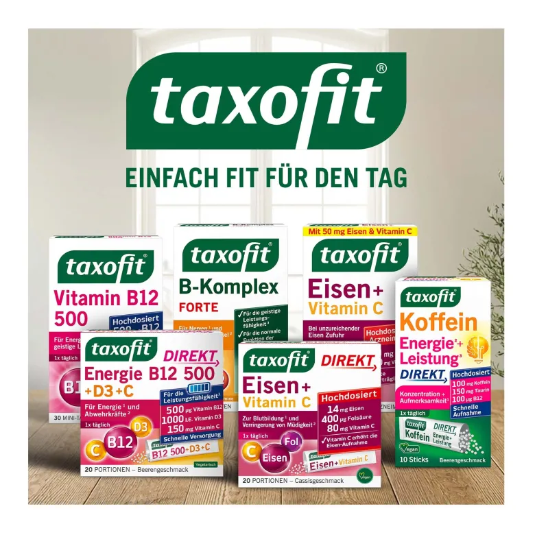 Taxofit Koffein + B12 Energie Direktgranulat, 10 St
