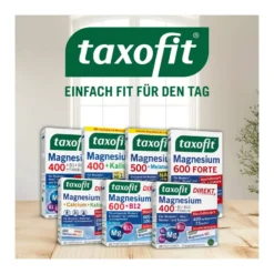 Taxofit Magnesium 600 + B12 Direkt-Granulat, 20 St