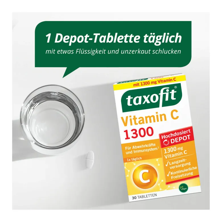 Taxofit Vitamin C 1300, 30 St