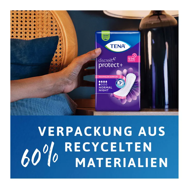 TENA Discreet Normal Night Inkontinenz Einlagen, 20 St