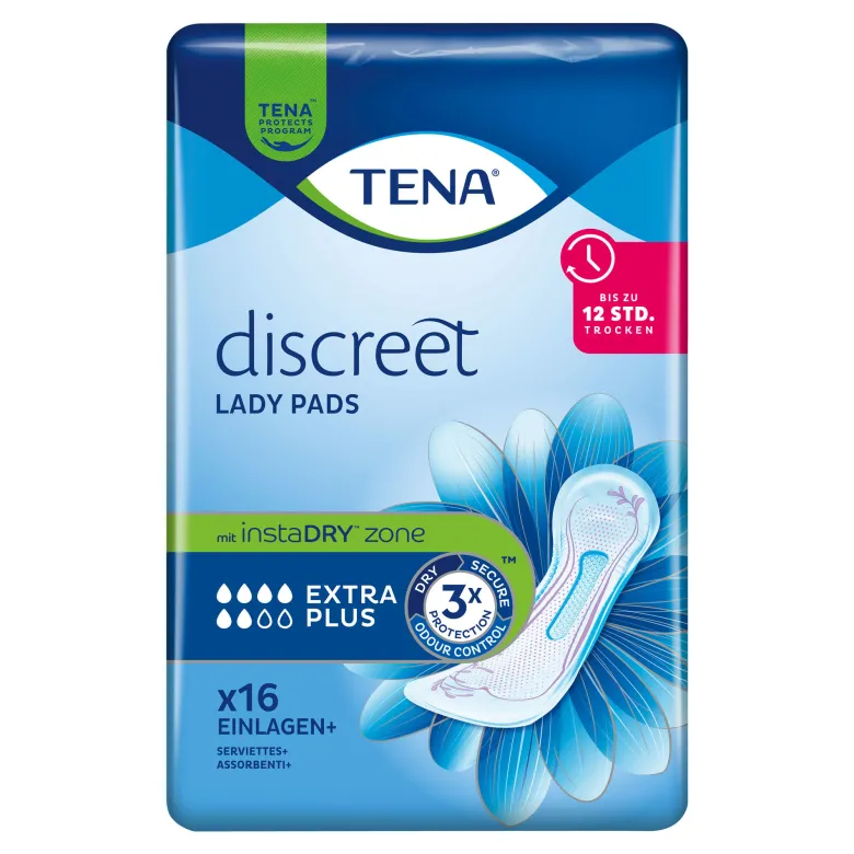 Tena Lady Discreet Extra Plus Inkontinenz Einlagen, 16 St