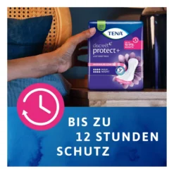 Tena Lady Discreet Maxi Night Inkontinenz Einlagen, 12 St