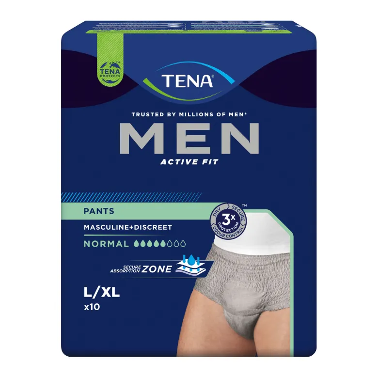 Tena MEN Active Fit Pants Normal L/XL, 10 St