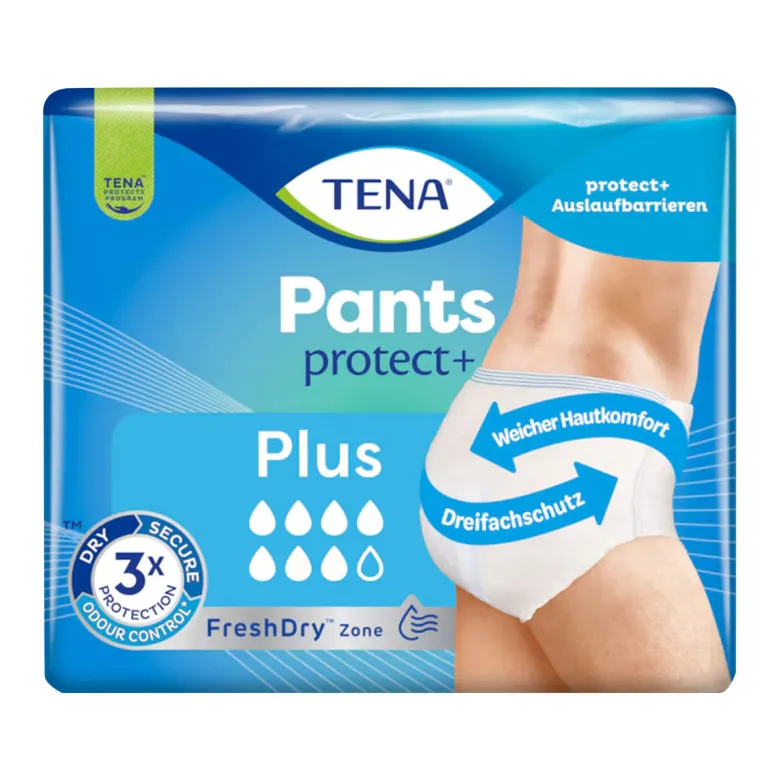 Tena Pants protect+ Plus M Inkontinenzhosen, 11 St