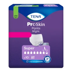 Tena ProSkin Pants Night Super L bei Inkontinenz, 10 St