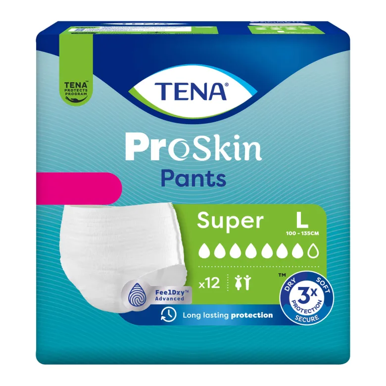 Tena ProSkin Pants super L Einweghose, 12 St