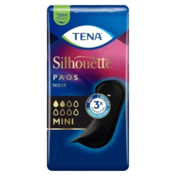 TENA Silhouette Mini Noir Inkontinenz Einlagen, 18 St