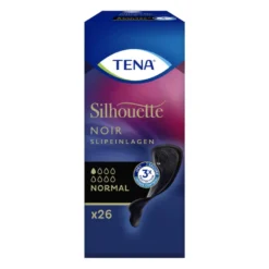TENA Silhouette Normal Noir Inkontinenz Slipeinlage, 26 St