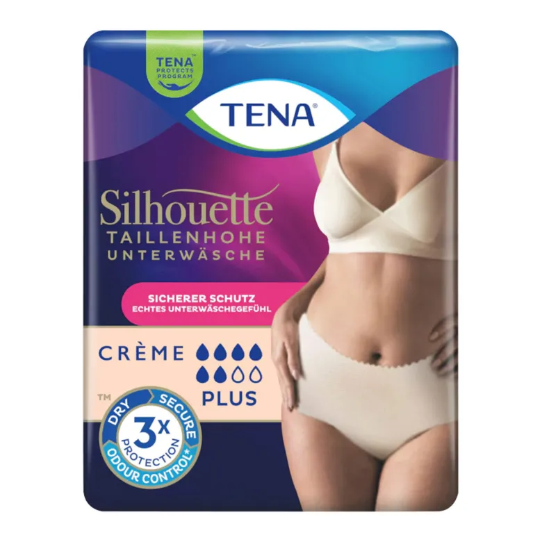 Tena Silhouette Plus Creme M Inkontinenz Pants, 9 St