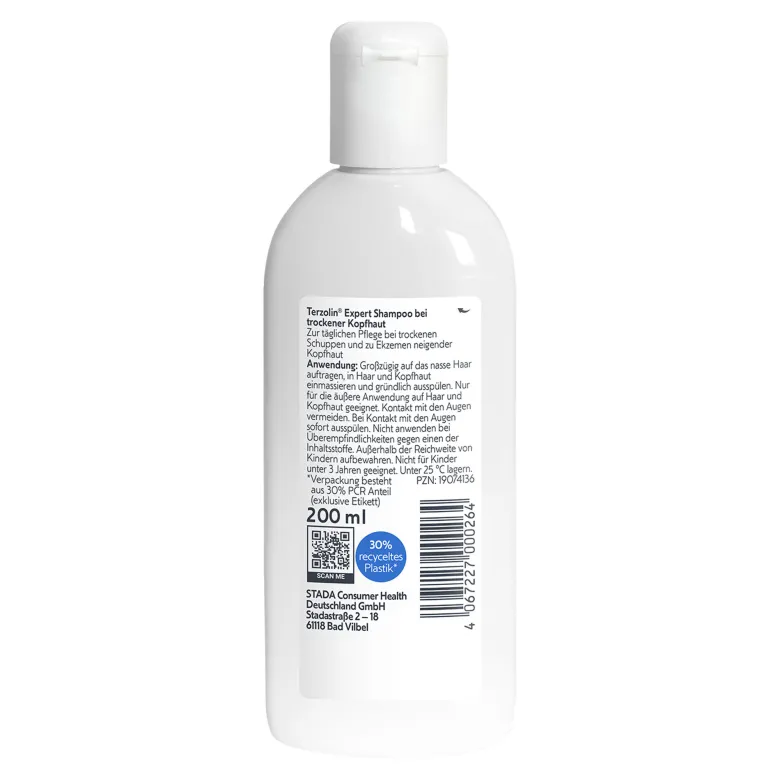 Terzolin Expert Shampoo bei trockener Kopfhaut, 200 ml