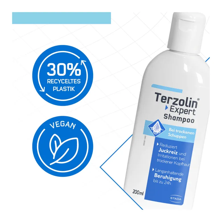 Terzolin Expert Shampoo bei trockener Kopfhaut, 200 ml