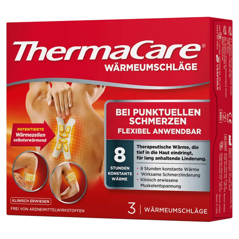ThermaCare Wärmeauflagen bei punktuellen Schmerzen, 3 St