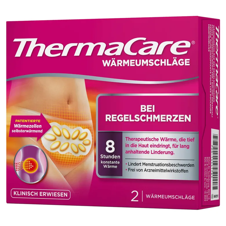 ThermaCare Wärmeumschläge bei Regelschmerzen, 2 St