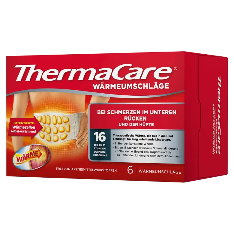 ThermaCare Wärmeumschläge S-XL, 6 St