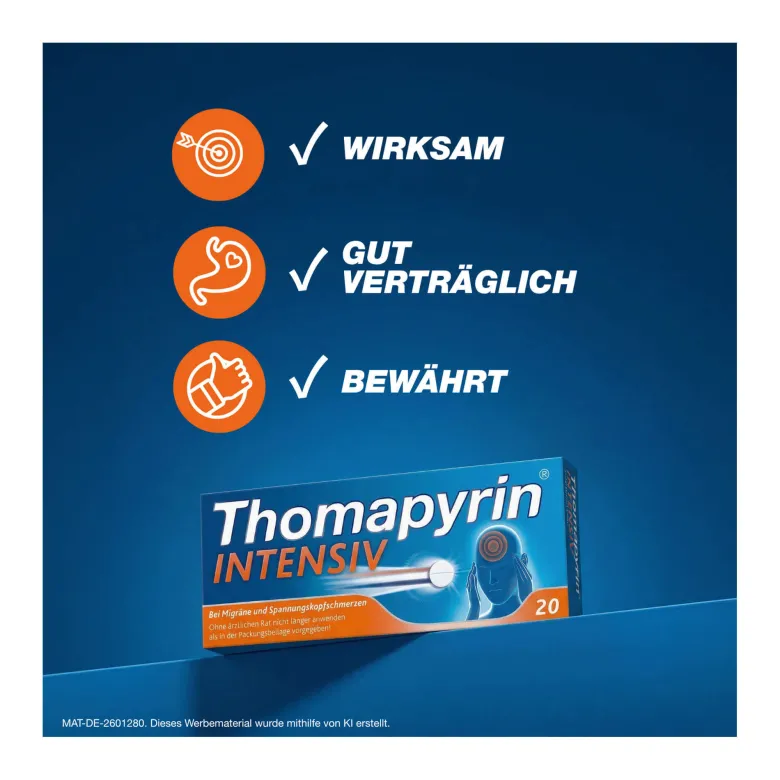 Thomapyrin Intensiv Tabletten, 20 St