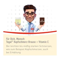 Togal Kopfschmerz-Brause + Vit. C Brausetabletten, 20 St