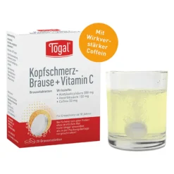 Togal Kopfschmerz-Brause + Vit. C Brausetabletten, 20 St