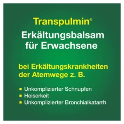 Transpulmin Erkältungsbalsam, 100 g