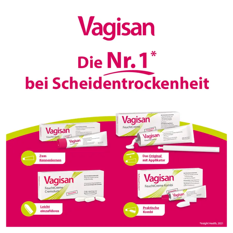 Vagisan FeuchtCreme mit Applikator, 50 g
