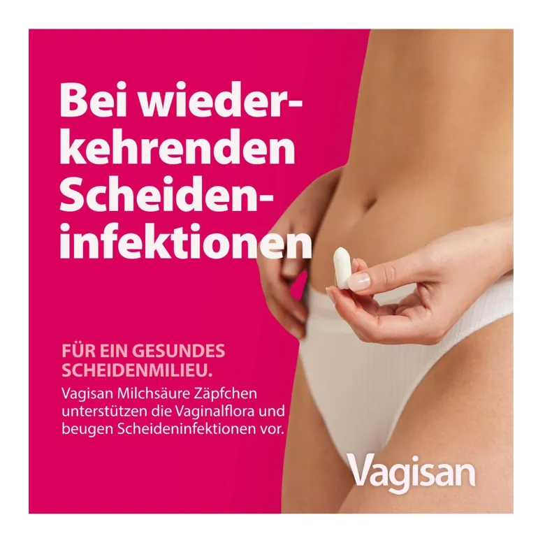 Vagisan Milchsäure Vaginalzäpfchen, 7 St