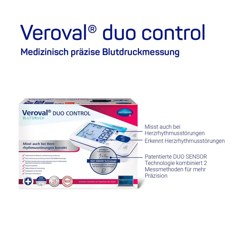 Veroval Duo Control Oberarm-Blutdruckmessgerät medium, 1 St