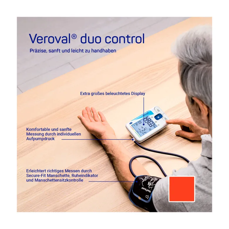 Veroval Duo Control Oberarm-Blutdruckmessgerät medium, 1 St