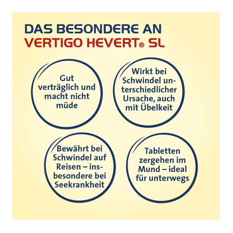 Vertigo Hevert SL Tabletten, 260 St