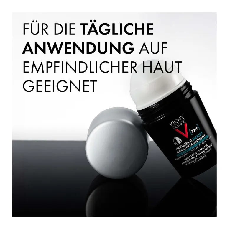 Vichy Homme Deo Roll-on 72h Anti-Flecken Invisible, 50 ml