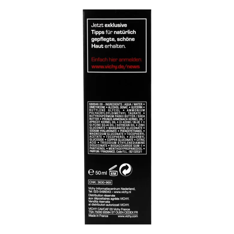 Vichy Homme Hydra Cool+ Gel Gesicht und Augen, 50 ml