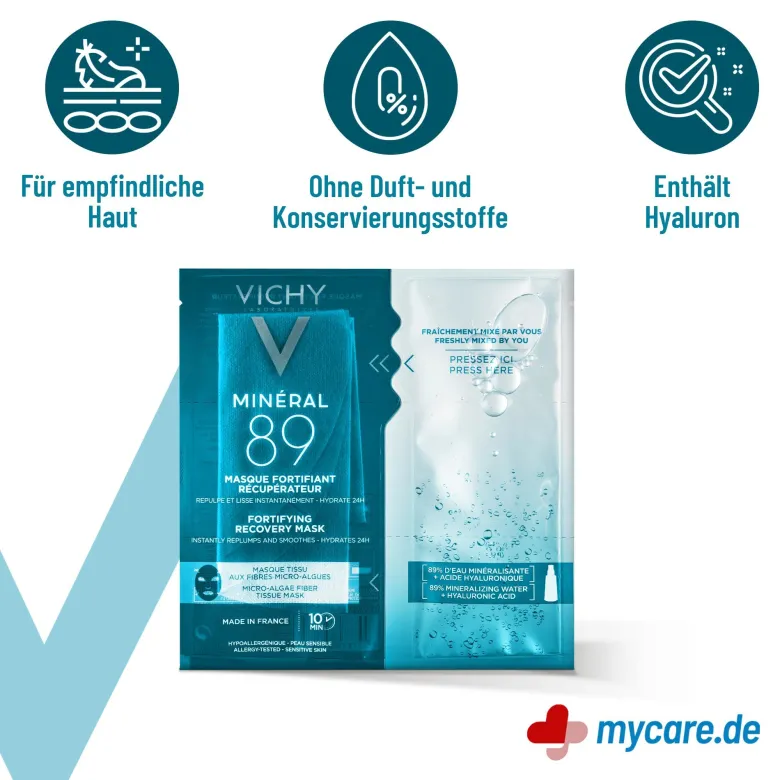 Vichy Mineral 89 Tuchmaske, 1 St