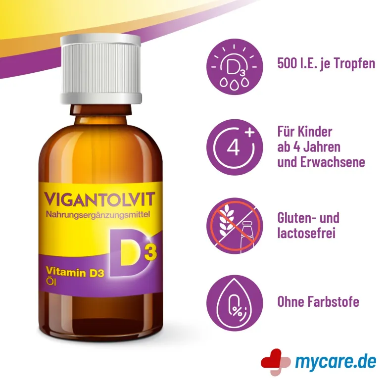 Vigantolvit 500 I.E. Vitamin D3 Öl, 10 ml