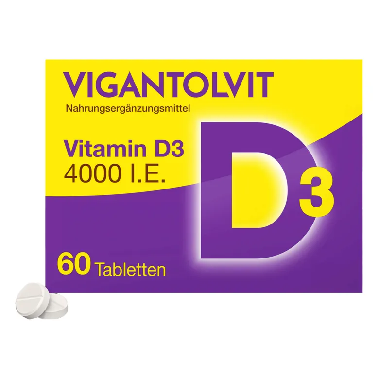 Vigantolvit 4.000 I.E. Vitamin D3 Tabletten, 60 St