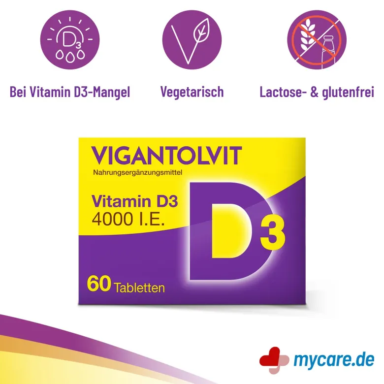 Vigantolvit 4.000 I.E. Vitamin D3 Tabletten, 60 St
