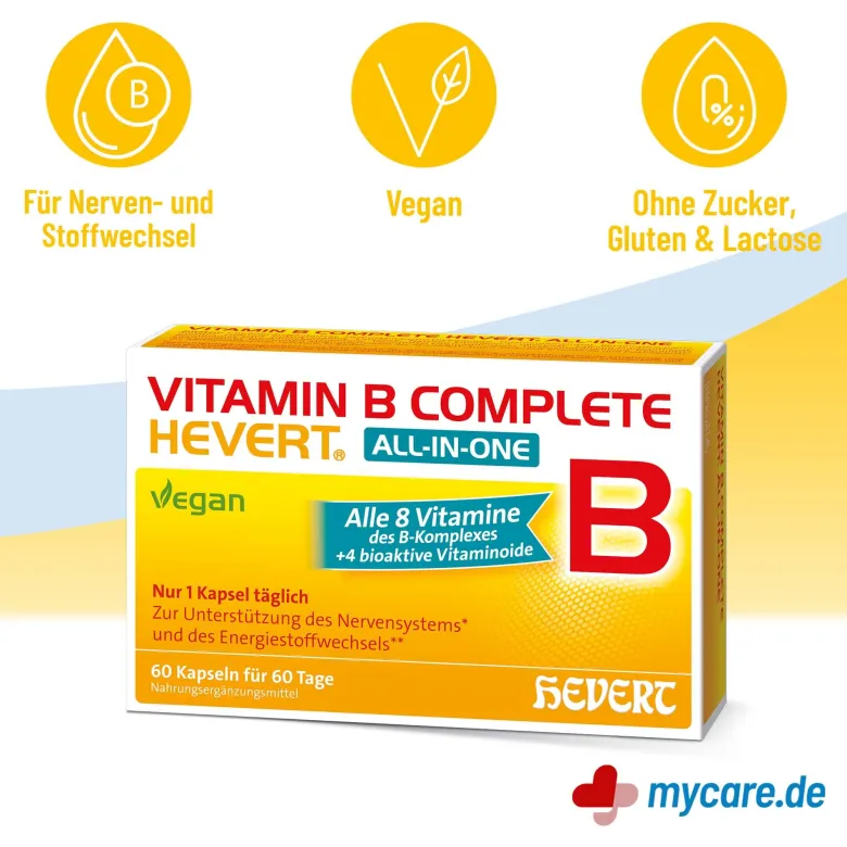 Vitamin B Complete Hevert All-in-One Kapseln, 60 St