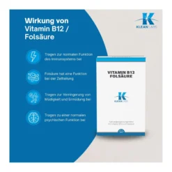Vitamin B12 Folsäure Kapseln, 100 St