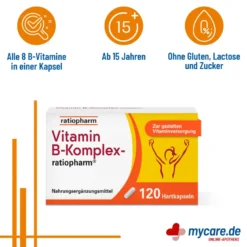 Vitamin B-Komplex ratiopharm Kapseln, 120 St