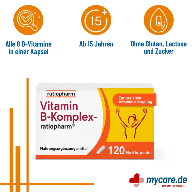 Vitamin B-Komplex ratiopharm Kapseln, 120 St