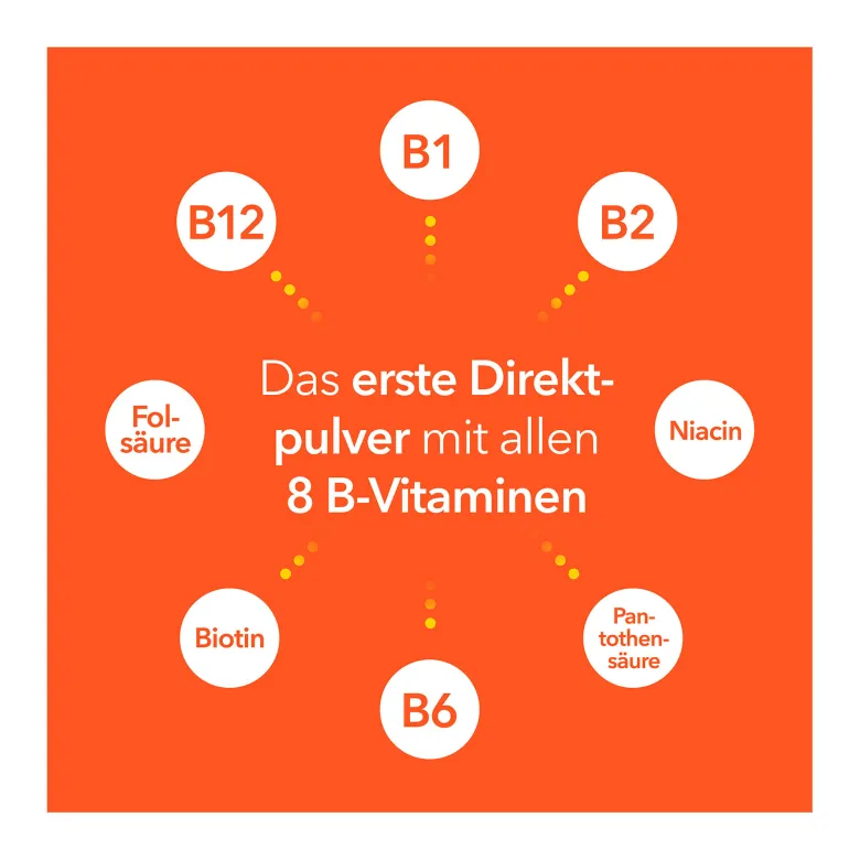 Vitamin B-Komplex ratiopharm direkt - mit 8 B-Vitaminen, 20 St