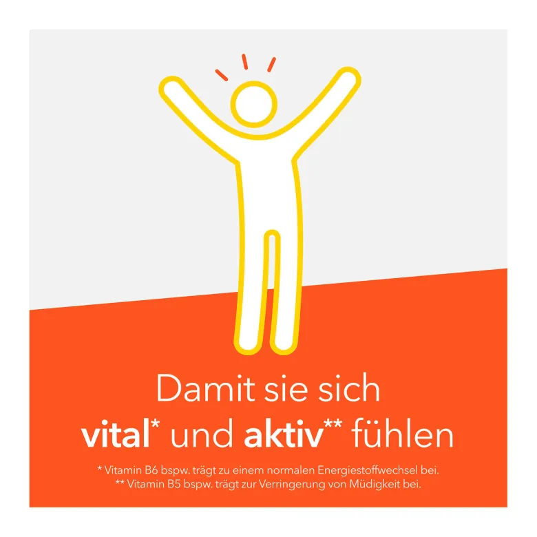 Vitamin B-Komplex ratiopharm direkt - mit 8 B-Vitaminen, 40 St