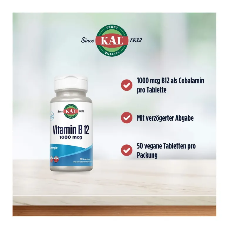 Vitamin B12 1000 mcg, 50 St