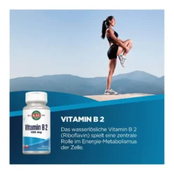 Vitamin B2 Riboflavin 100 mg Tabletten, 60 St