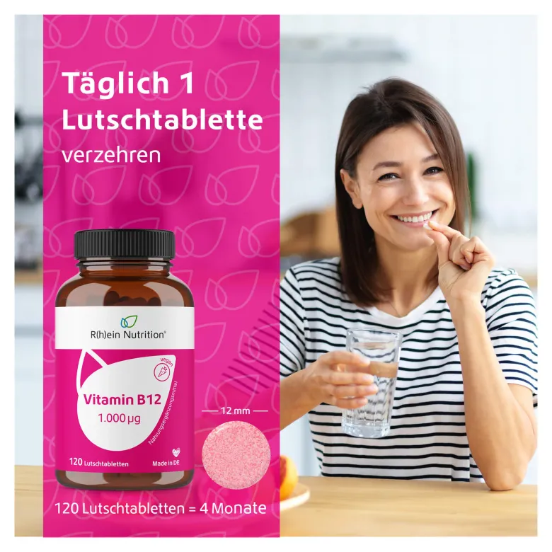 Vitamin B12 vegane Lutschtabletten, 120 St