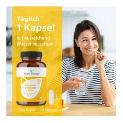 Vitamin C+Vitamin D+Zink Immunsystem Ultra Kapseln, 120 St