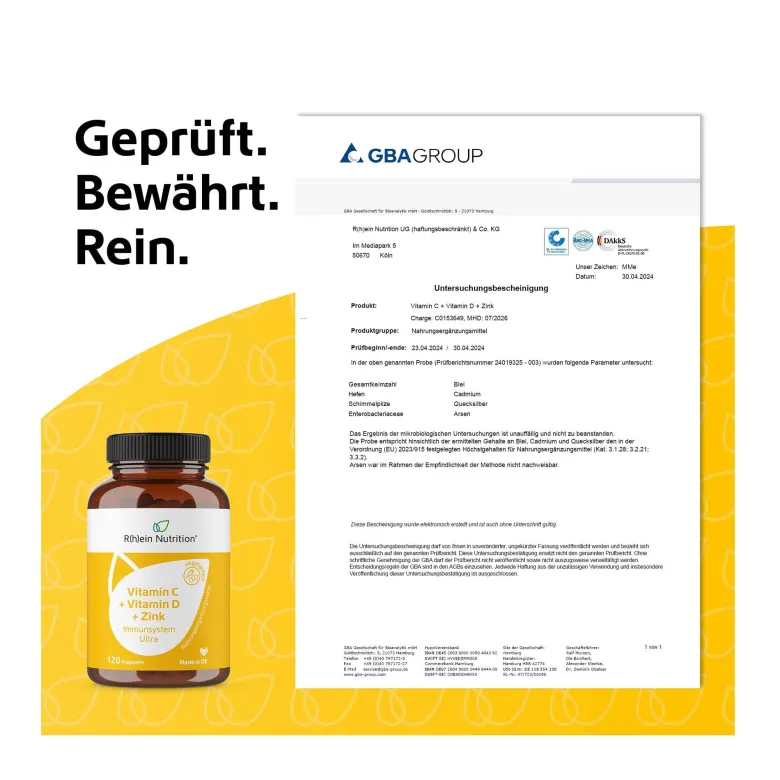 Vitamin C+Vitamin D+Zink Immunsystem Ultra Kapseln, 120 St