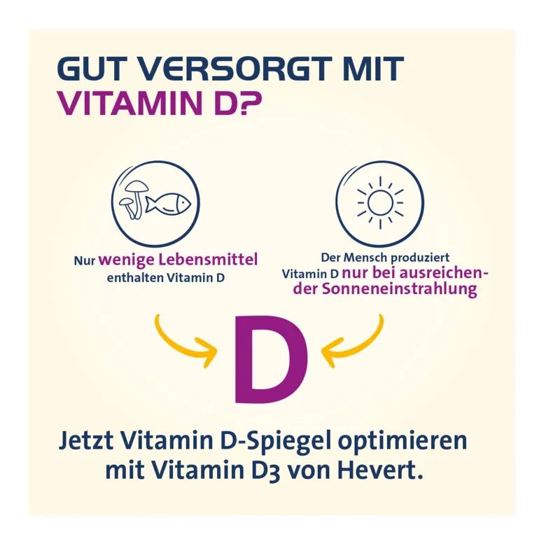 Vitamin D3 Hevert 2.000 I.E. Tabletten, 120 St