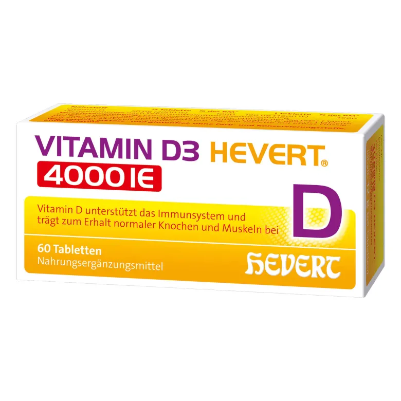 Vitamin D3 Hevert 4.000 I.E. Tabletten, 60 St