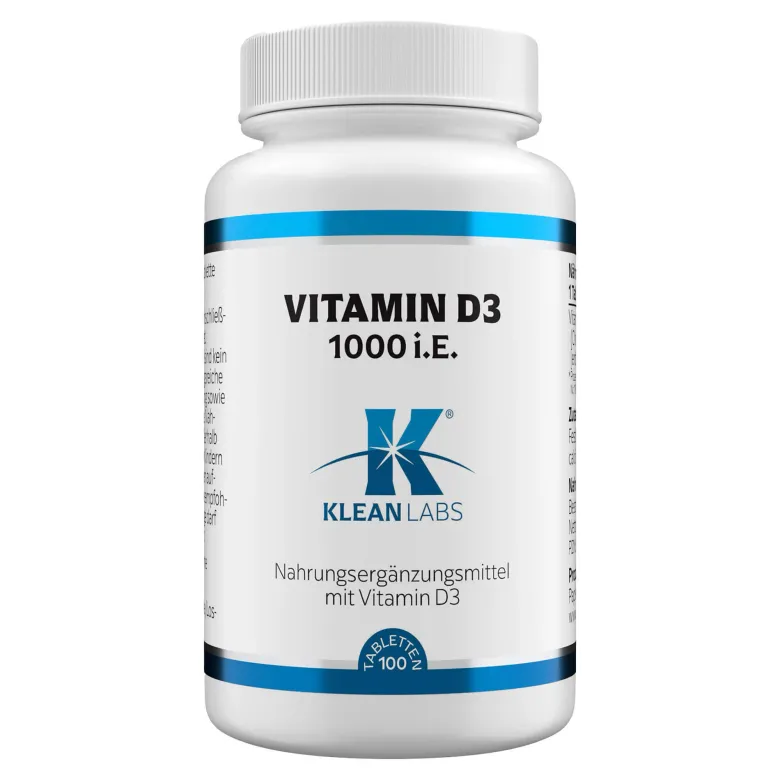 Vitamin D3 1000 I.E. Tabletten, 100 St